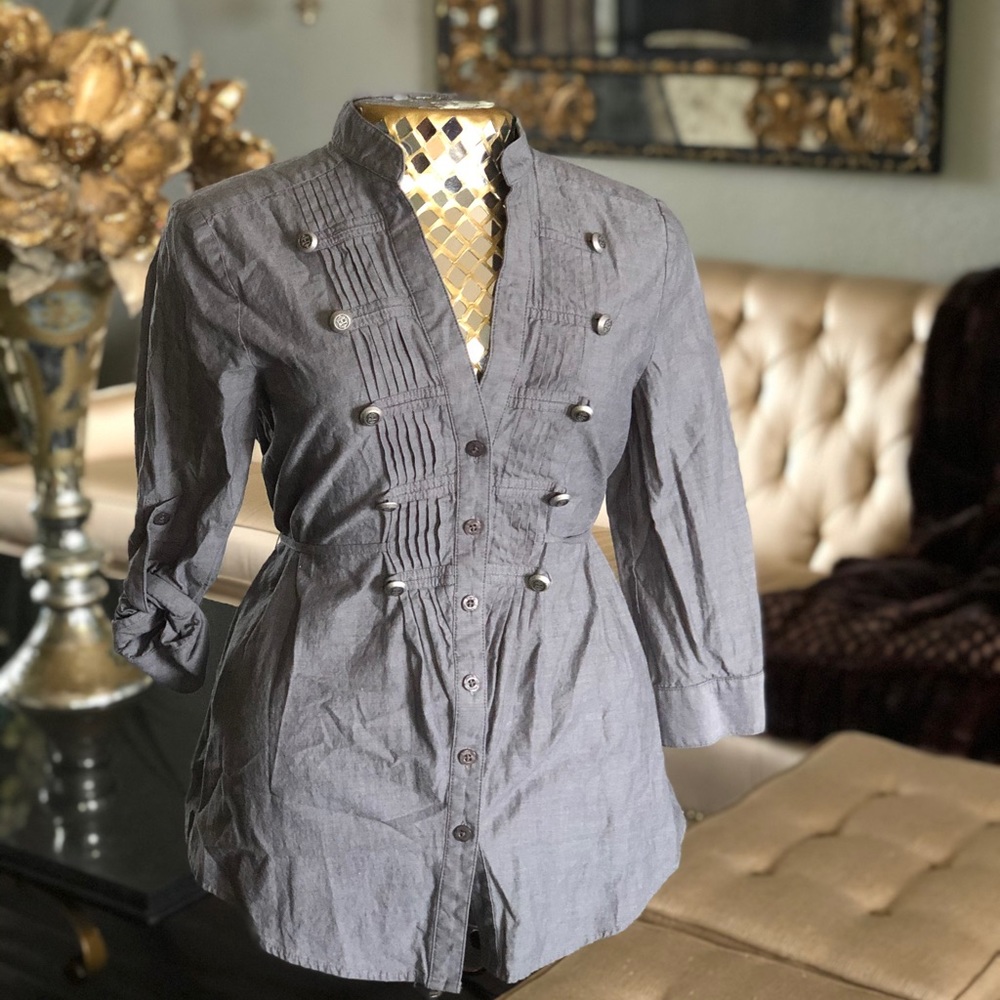 Marciano grey blouse